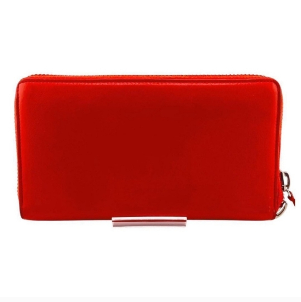 Balenciaga Red Leather Wallet Envelope Clutch full inclusion - Picture 5 of 10